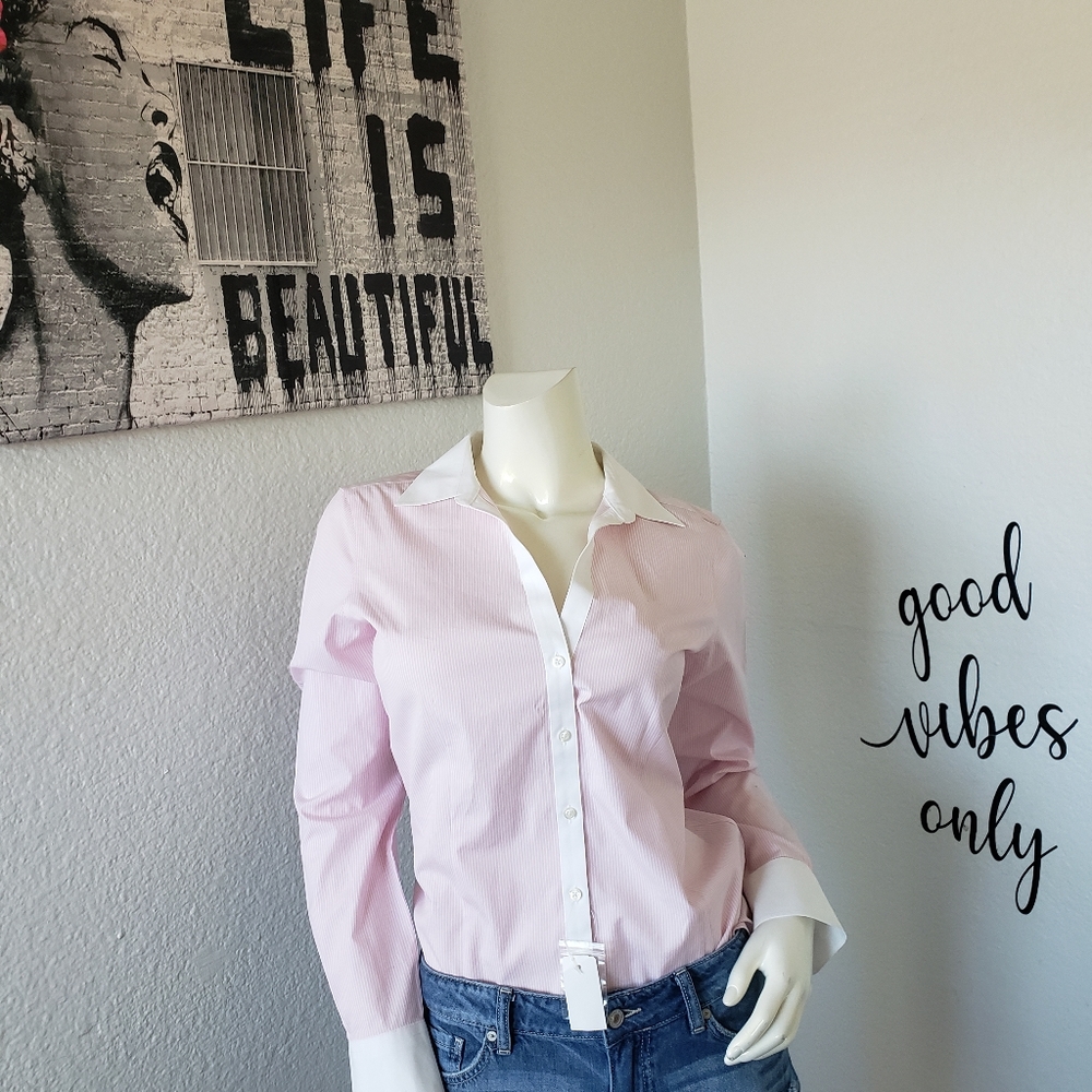 NWT Brooks Brothers Pin Striped Button Down